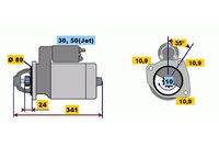 BOSCH 9 000 143 601 - Motor de arranque