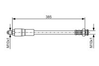 BOSCH 1987476461 - Tubo flexible de frenos