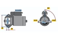 BOSCH 0 001 109 328 - Motor de arranque