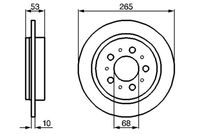 BOSCH 0986478042 - Disco de freno