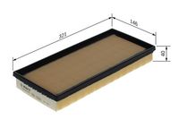 BOSCH F026400452 - Filtro de aire