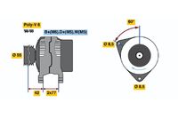 BOSCH 0 123 310 029 - Alternador