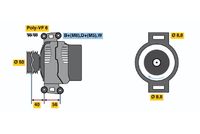 BOSCH 0 123 320 051 - Alternador