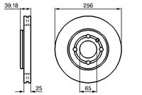 BOSCH 0 986 479 054 - Disco de freno