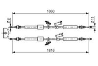 BOSCH 1987482189 - año construcción desde: 12/2005<br>Lado de montaje: centro<br>Lado de montaje: delante<br>Número de piezas necesarias: 1<br>Longitud [mm]: 341<br>