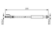 BOSCH 1987481487 - Tubo flexible de frenos