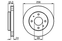 BOSCH 0 986 478 652 - Disco de freno