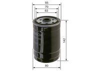 BOSCH F026402362 - Filtro combustible