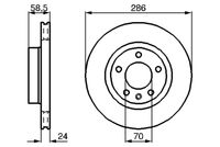 BOSCH 0986478594 - Disco de freno