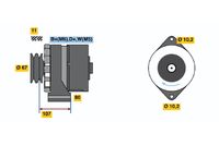 BOSCH 9 120 144 120 - Alternador