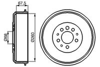 BOSCH 0986477046 - N.º de chasis (VIN) hasta: 70-T-199999<br>Lado de montaje: Eje trasero<br>Diámetro interior de tambor de freno [mm]: 268,0<br>Rebajado máx. tambor de freno [mm]: 269,5<br>H tamb. freno interna [mm]: 68,4<br>Número de orificios: 5<br>corona de agujeros - Ø [mm]: 112,0<br>Diámetro alojamiento [mm]: 68,4<br>Diámetro de orificio [mm]: 16,8<br>H tamb. freno total [mm]: 88,0<br>Diámetro exterior del tambor de freno [mm]: 288,0<br>Homologación: E1 90R-02D0324/1879<br>