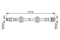 BOSCH 1987481731 - Tubo flexible de frenos