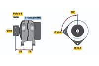 BOSCH 0 120 485 048 - Alternador