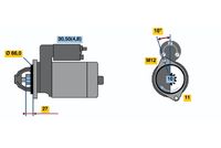 BOSCH 0 001 109 275 - Motor de arranque