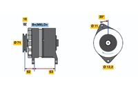 BOSCH 0 120 469 666 - Alternador