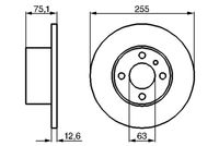 BOSCH 0 986 478 032 - Disco de freno