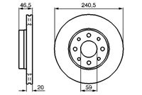 BOSCH 0 986 478 878 - Disco de freno