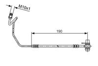 BOSCH 1987481535 - Tubo flexible de frenos