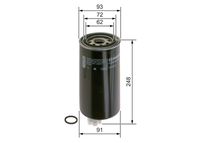 BOSCH F026402272 - Filtro combustible