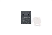 BOSCH 0986AH0605 - Función de interruptor combinado: sin función de conmutación de luces<br>Intensidad de corriente [A]: 20<br>Tensión [V]: 24<br>Número de enchufes de contacto: 5<br>Función de relé: Contacto de cierre<br>Rango temperatura desde [°C]: -40<br>rango temperatura hasta [°C]: 125<br>Artículo complementario/Información complementaria: con soporte<br>Resistencia [Ohm]: 360<br>