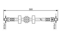 BOSCH 1987476602 - Tubo flexible de frenos