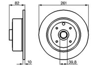 BOSCH 0986478328 - Disco de freno