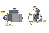 BOSCH 0 001 364 206 - Motor de arranque