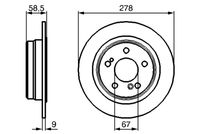 BOSCH 0986478565 - Disco de freno