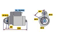 BOSCH 0 001 218 154 - Motor de arranque