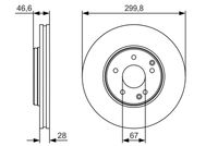 BOSCH 0986479R79 - Disco de freno