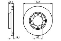 BOSCH 0 986 478 674 - Disco de freno