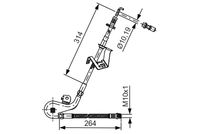 BOSCH 1987481428 - Tubo flexible de frenos