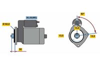 BOSCH 0986023590 - Motor de arranque