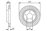 BOSCH 0986479A52 - Disco de freno