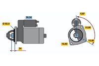 BOSCH 0 986 013 180 - Motor de arranque