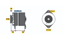 BOSCH 0 120 489 135 - Alternador