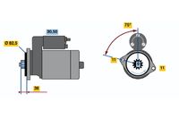 BOSCH 0 986 012 901 - Motor de arranque