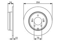 BOSCH 0986479A45 - Disco de freno