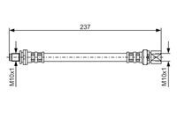 BOSCH 1987476564 - Tubo flexible de frenos