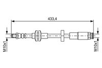 BOSCH 1987481726 - Tubo flexible de frenos