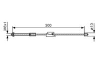 BOSCH 1987482132 - Cable de accionamiento, freno de estacionamiento