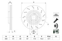 BOSCH 0986479F10 - Disco de freno