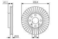 BOSCH 0986479R76 - Disco de freno