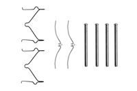 BOSCH 1987474208 - Kit de accesorios, pastillas de frenos