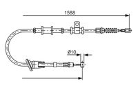 BOSCH 1987482246 - Cable de accionamiento, freno de estacionamiento