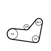 CONTINENTAL CTAM 6PK1080K2 - 