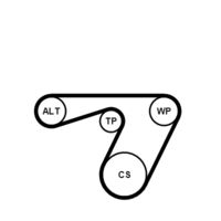 CONTINENTAL CTAM 6PK1180K1 - 