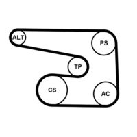 CONTINENTAL CTAM 6PK1873K5 - 