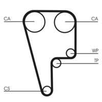 CONTINENTAL CTAM CT1006 - Correa dentada