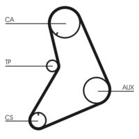 CONTINENTAL CTAM CT685 - Correa dentada